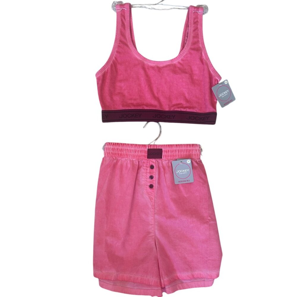 JOCKEY Modern Mix Bralette and Boxer Set - Size M